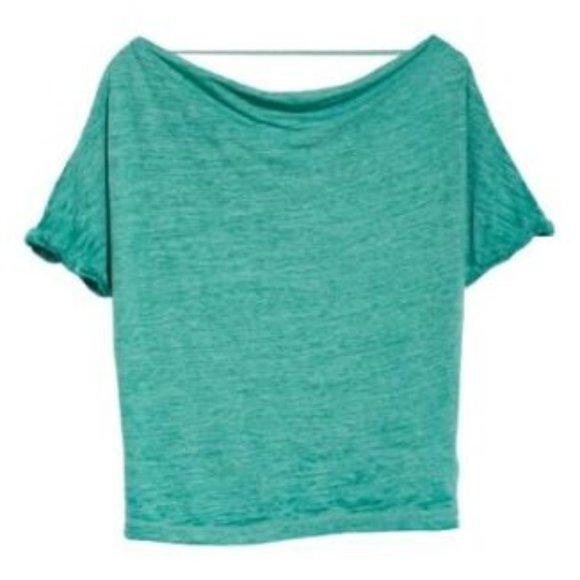 Free People ASTRID Burnout Off Shoulder Tee - Picture 5 of 8